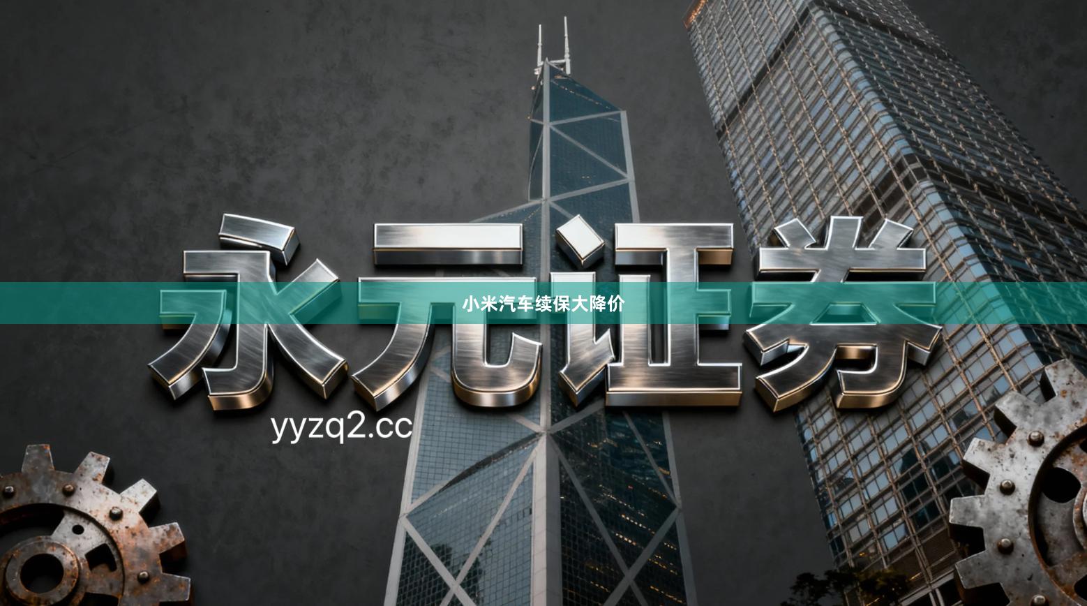 小米汽车续保大降价